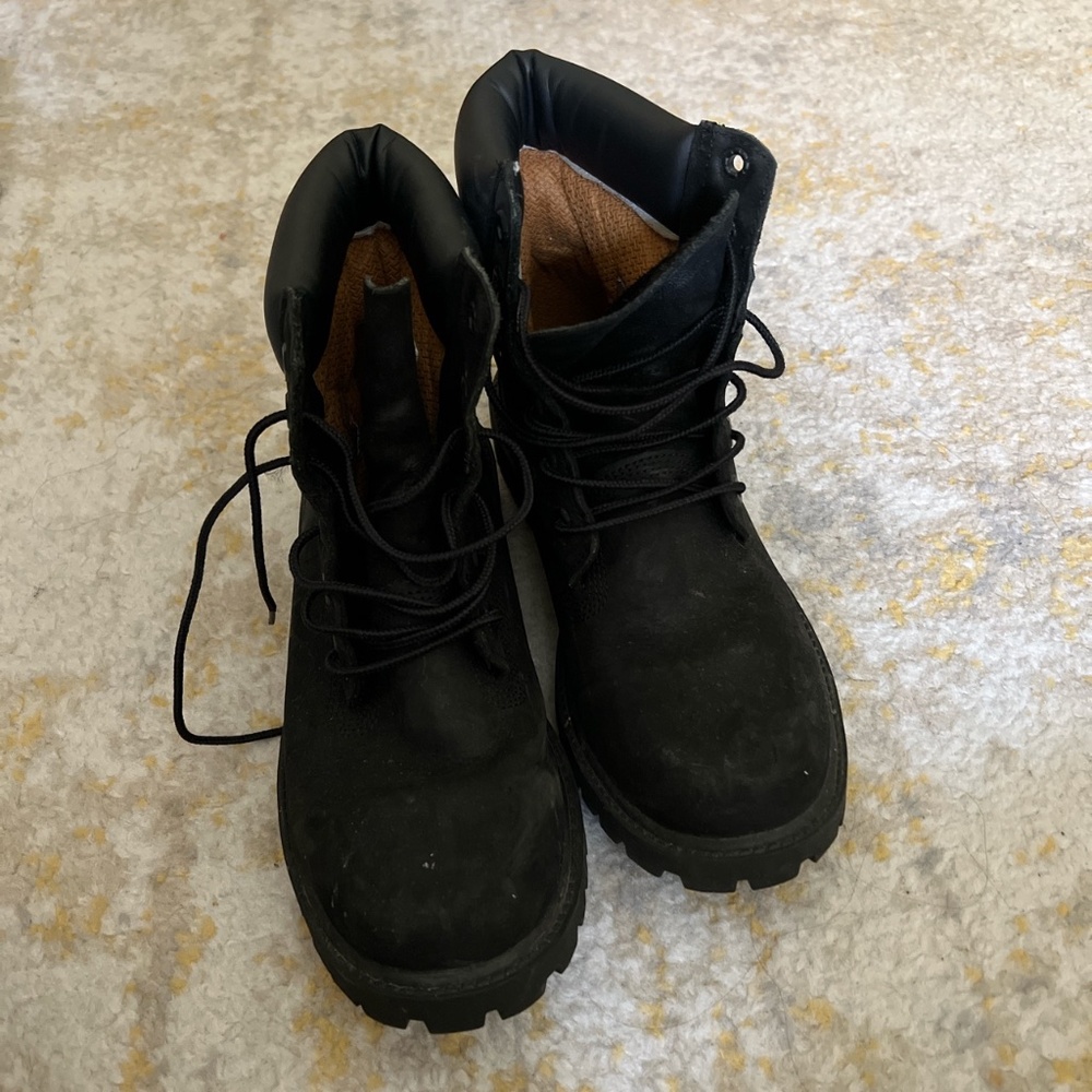 Black Womens Timberland Boots UK 5.5
